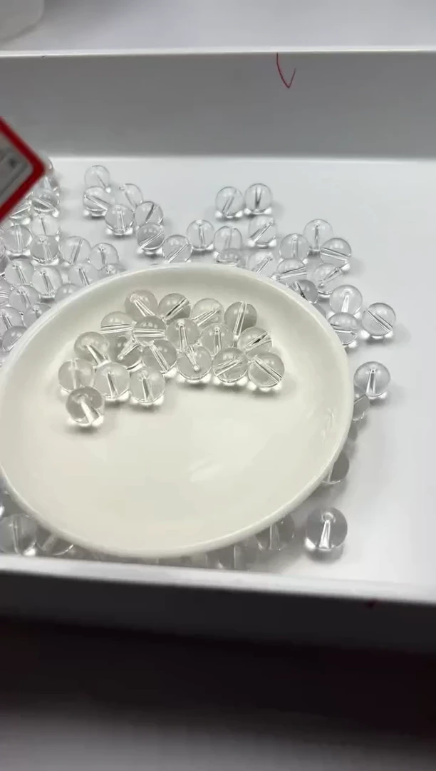 未镶嵌颈饰水晶w187白水晶12mm*10颗