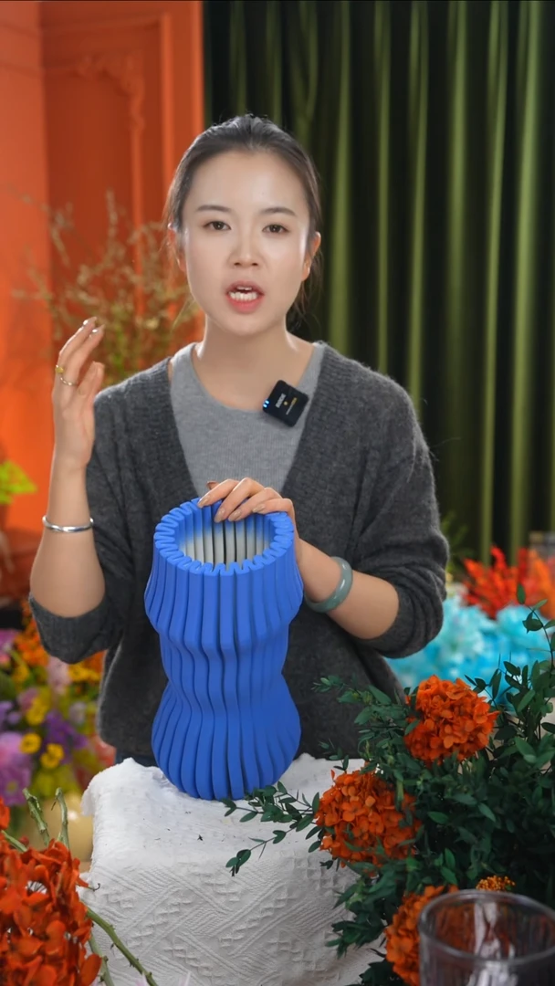 陶瓷花瓶 克莱因蓝1