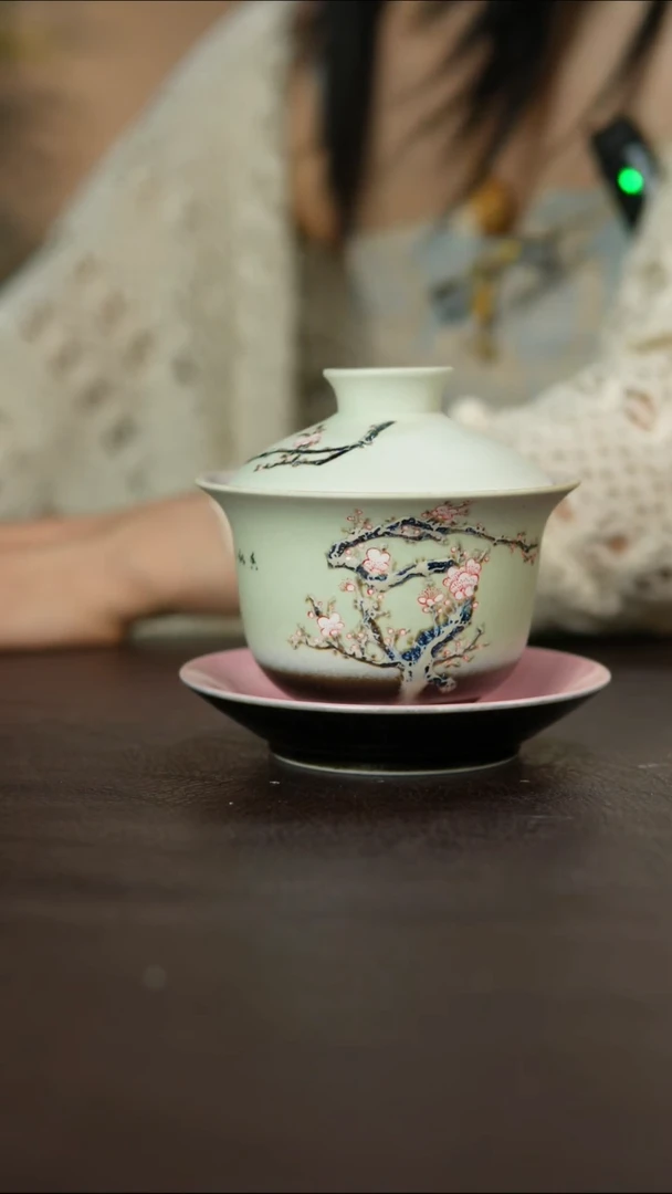 杯景德柴烧手作多人瑕疵