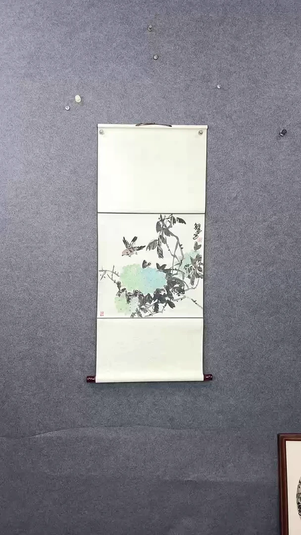 国画115*48吴铁成作品