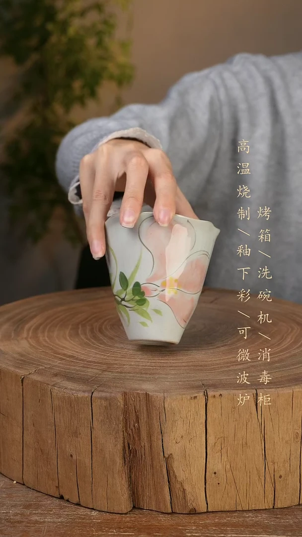 碗瓷景德镇手工手绘高温瓷釉下彩