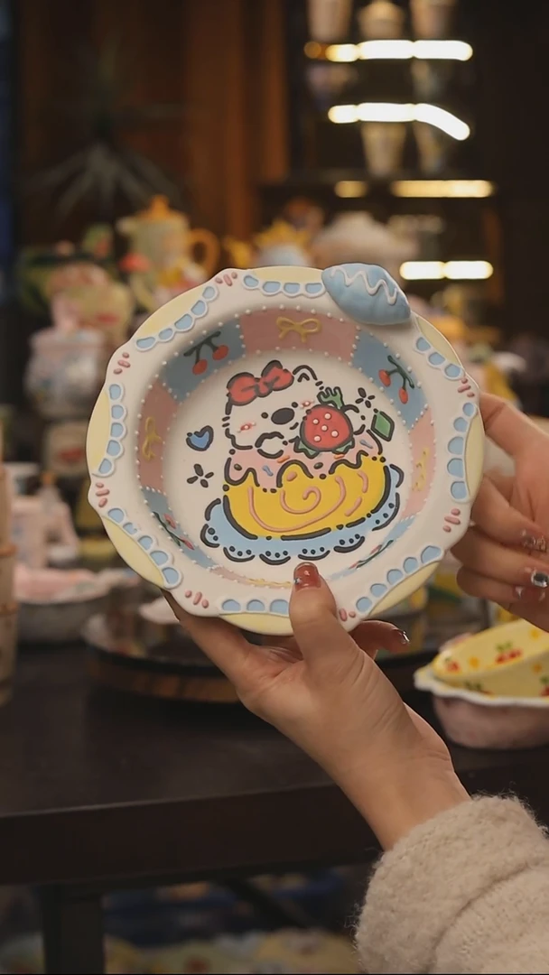 景德镇釉下彩绘设计师款式陶瓷