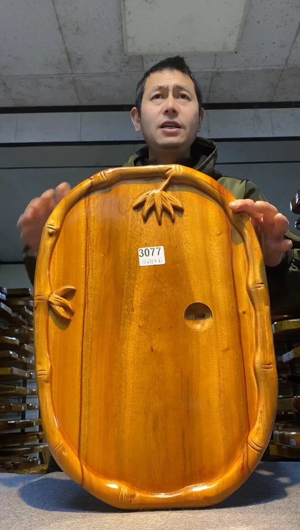 实木茶盘 一物一拍（不含配件）