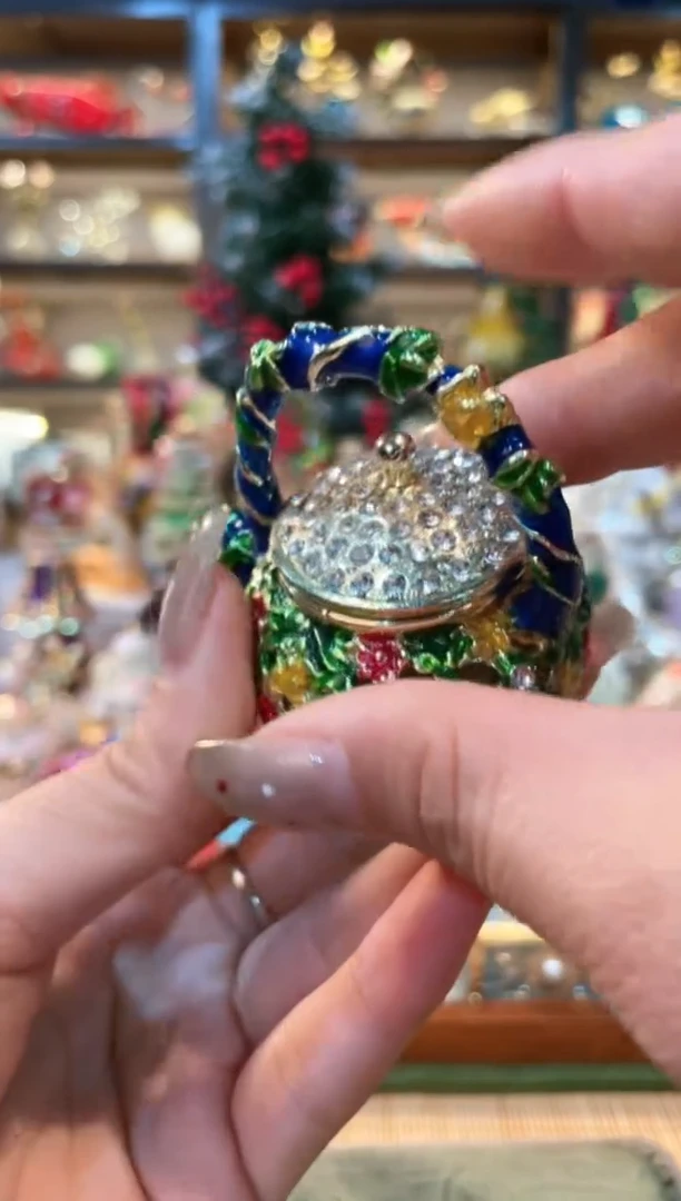 【闪购商品】精致珐琅彩首饰盒