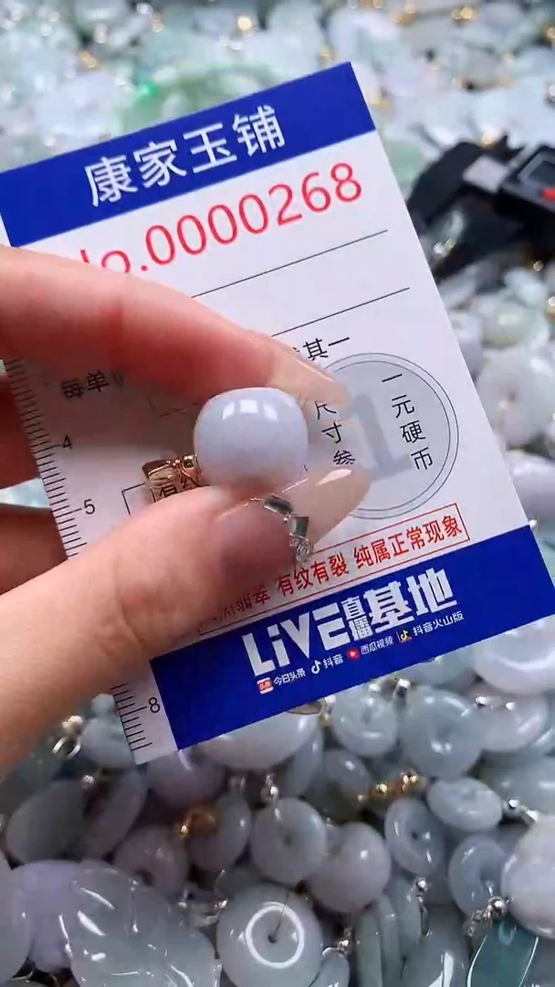 翡翠未镶嵌吊坠(不含链)268