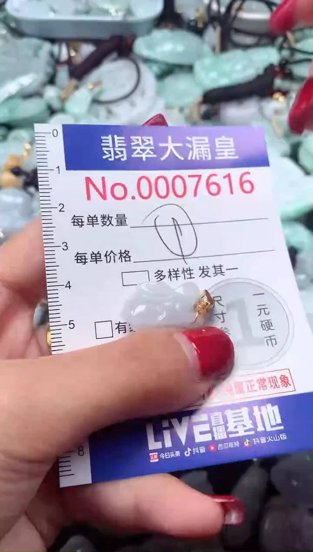 颈饰未镶嵌翡翠7616