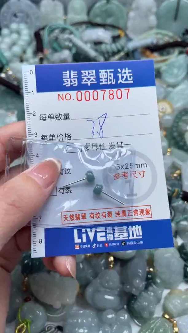 翡翠未镶嵌颈饰00..7807