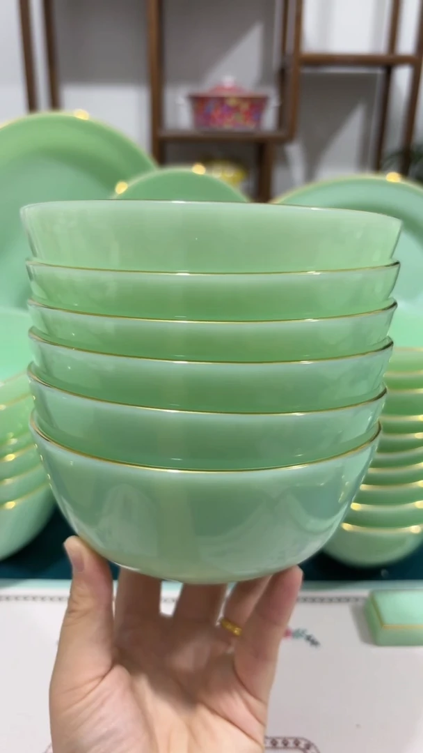 · 5.5英寸玉瓷碗6个口径13.8厘米