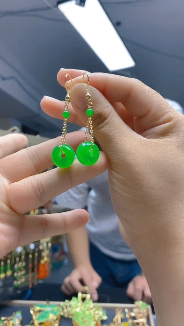 【闪购商品】玛瑙/玉髓耳饰合金042玛瑙饰品