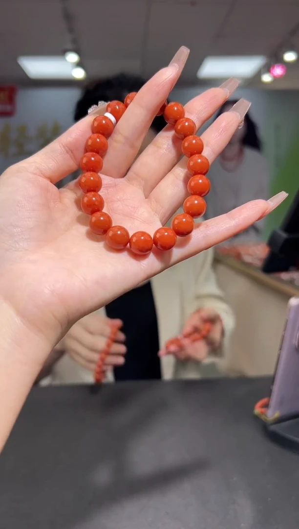 未镶嵌珠串南红玛瑙9.27-10mm9802680980（多样式发其一）