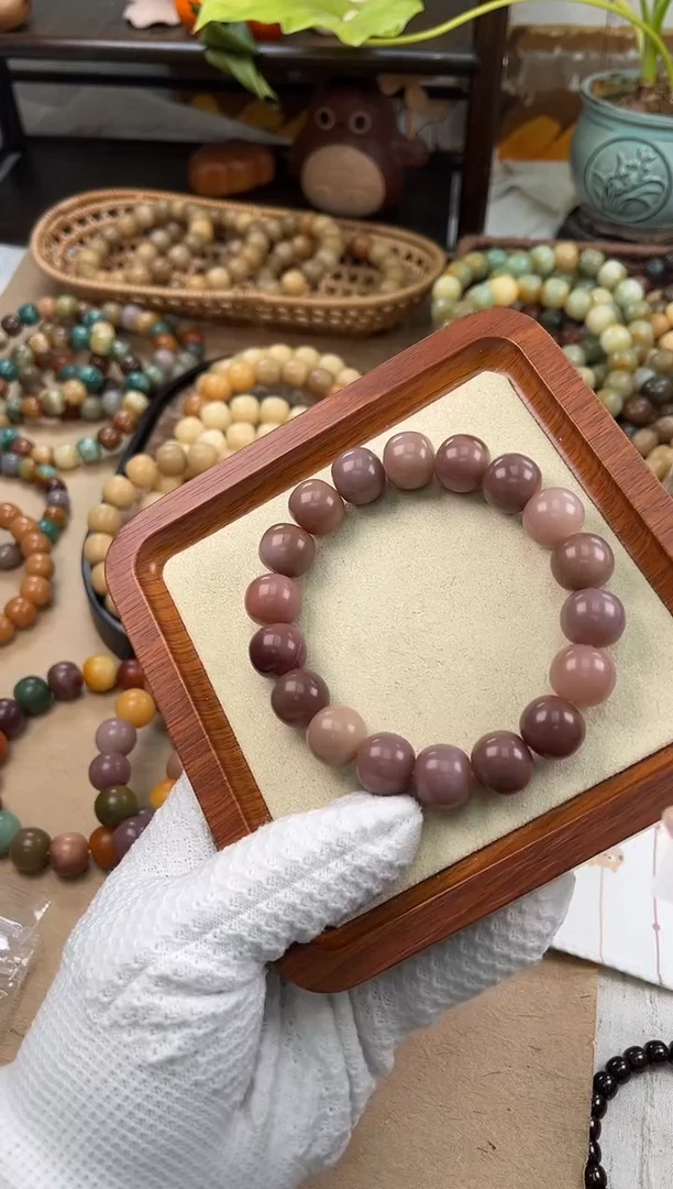 手串菩提根/象牙果a530卡15 干磨玫瑰微瑕