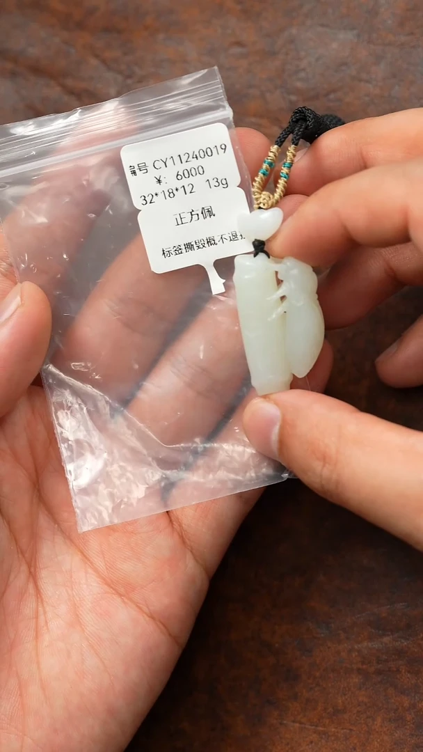 颈饰未镶嵌和田玉吊坠  CY