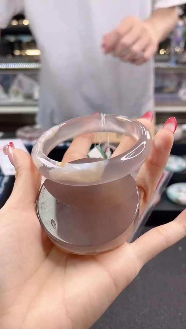 未镶嵌手镯石英质玉65圈口（赠品镯心1445845