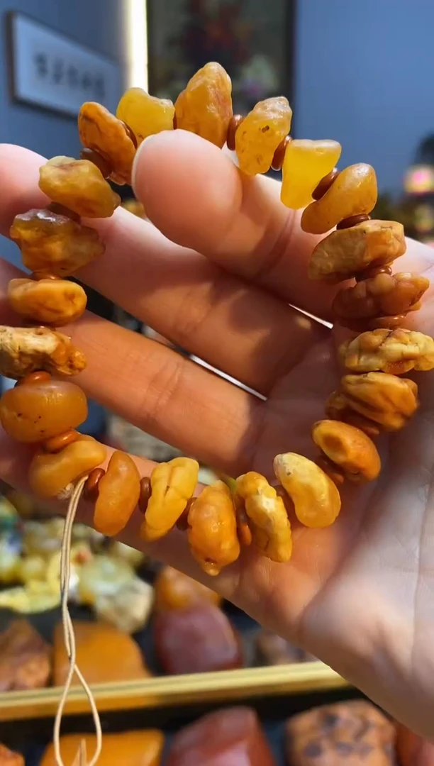 手链琥珀未镶嵌手串