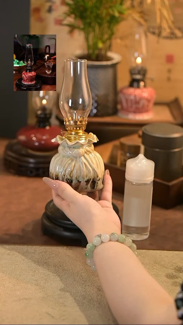 陶瓷景德镇陶瓷香薰灯摆件