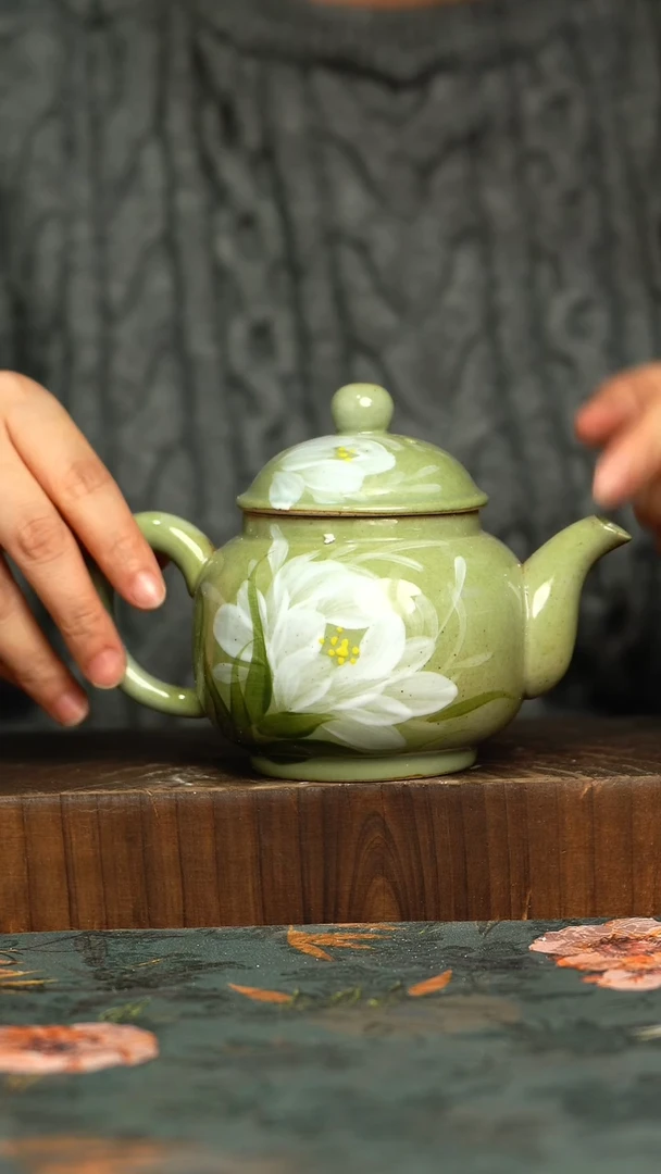 杯釉下彩手工手绘同款陶器