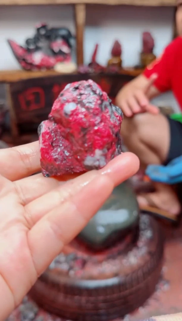 天然辰砂卍**9朱砂原矿石1