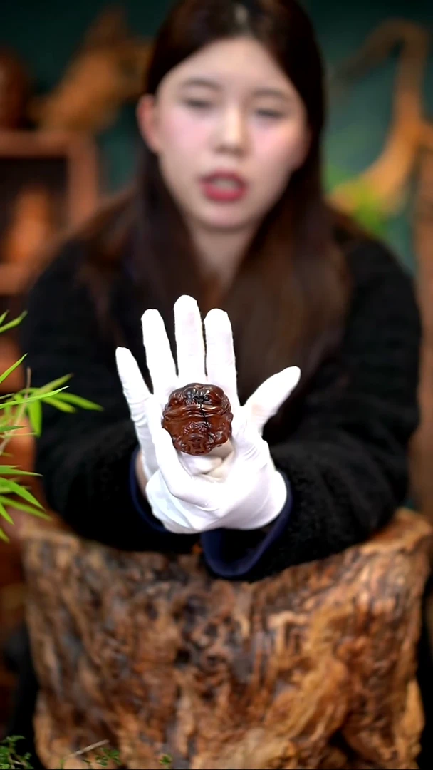 木雷击枣木金蝉手把球