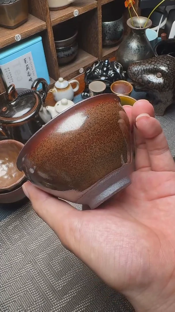 茶宠束口建盏茶杯