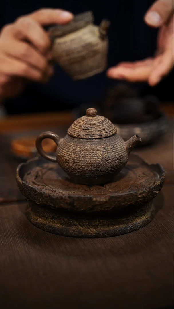 全手工制作  南蛮后手壶