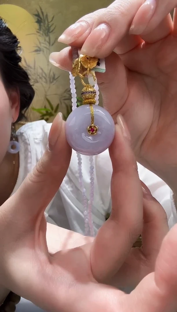 颈饰未镶嵌翡翠吊坠