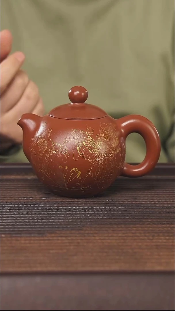 【闪购商品】紫砂茶壶230cc顾氏手工紫砂