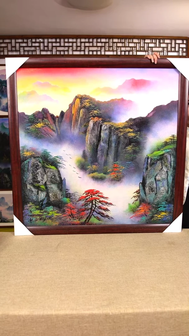 石材9292泰山宝石画