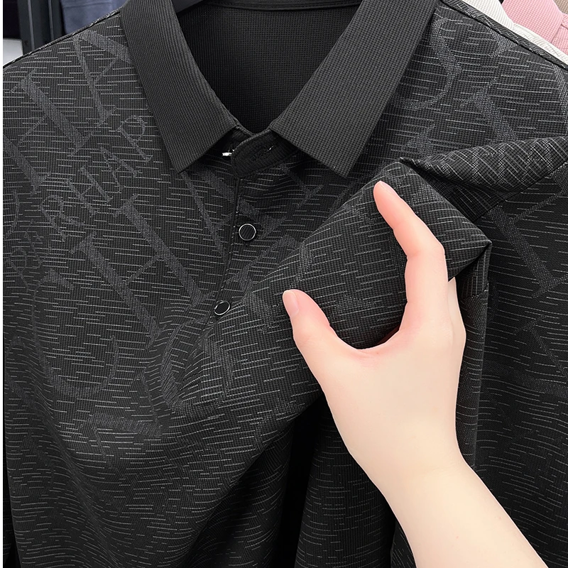 2025新款POLO衫春秋长袖T恤