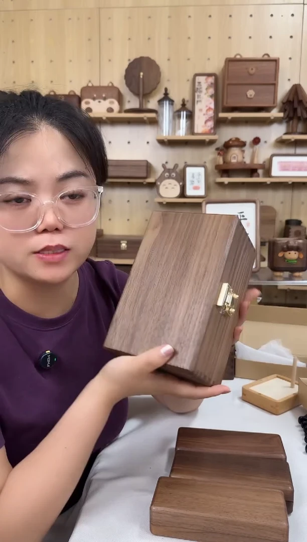 木特价北美黑胡桃实木手镯盒