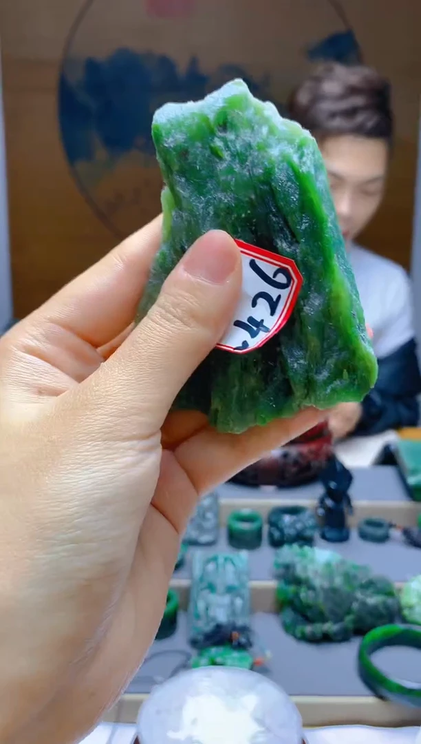 【闪购商品】和田玉（碧玉）珠宝半成品未镶嵌1