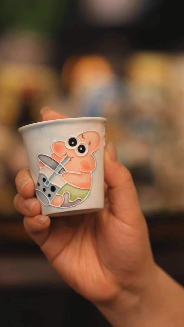 【闪购商品】摆件景德镇釉下彩绘设计师款陶瓷