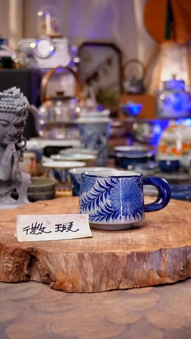 摆件团花手工手绘手工手绘