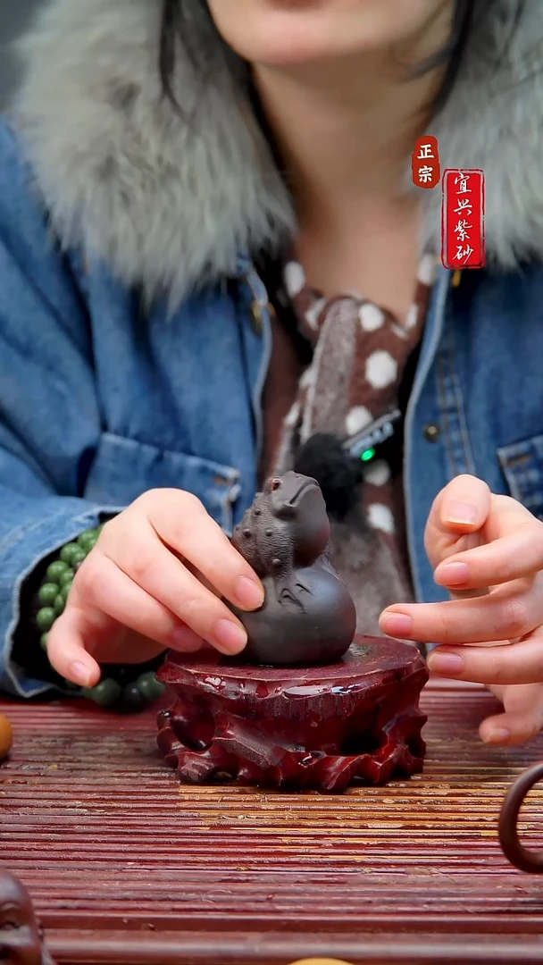 紫砂茶宠宜兴紫砂茶宠摆件