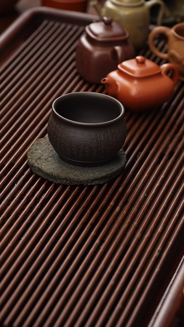 茶杯紫砂非遗茶器-春江花月夜