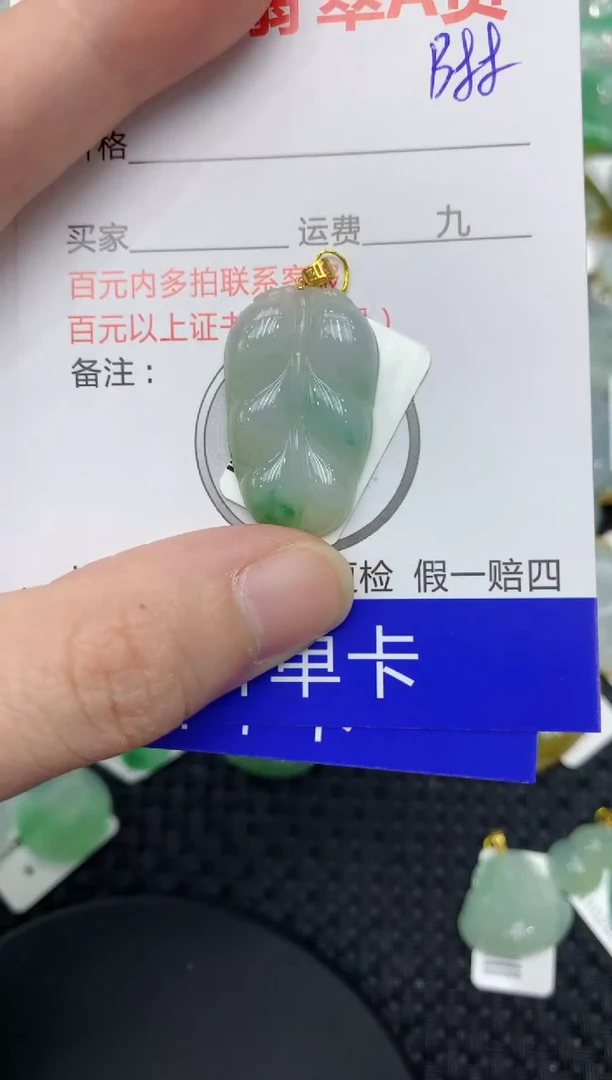 【闪购商品】翡翠颈饰18K金镶嵌11111111111