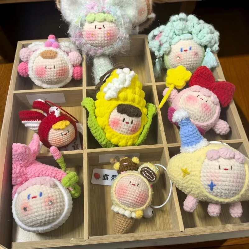 手工钩织可爱毛绒团子挂件摆件（直播链接）