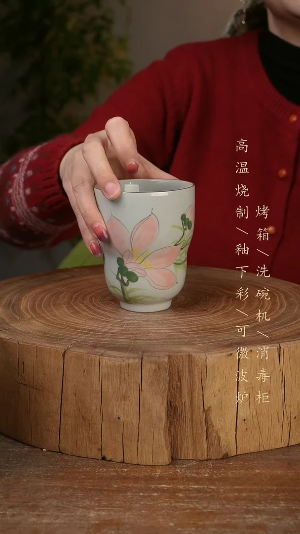 碗瓷景德镇手工手绘高温瓷釉下彩
