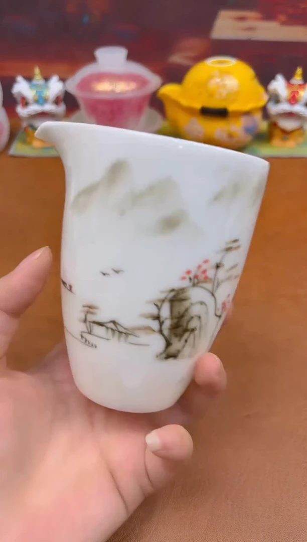 陶瓷茶具摆件旅行套组