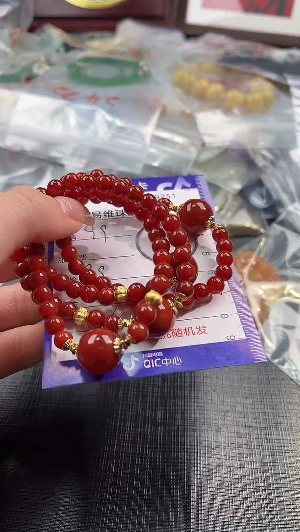 【闪购商品】南红玛瑙手串未镶嵌100639252 随机发仅一件