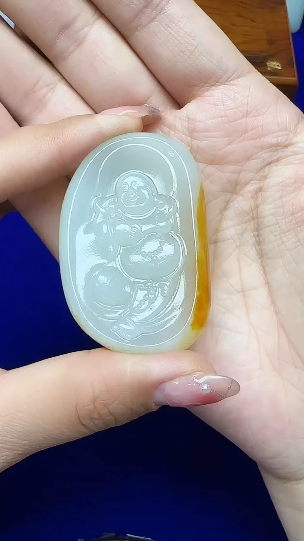 和田玉未镶嵌挂件1