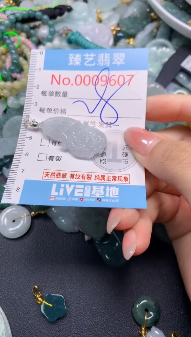 颈饰未镶嵌翡翠9607