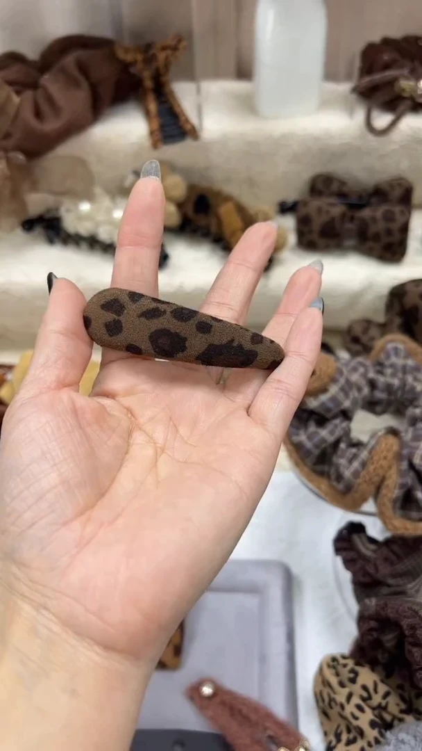 非金属布艺发饰一对