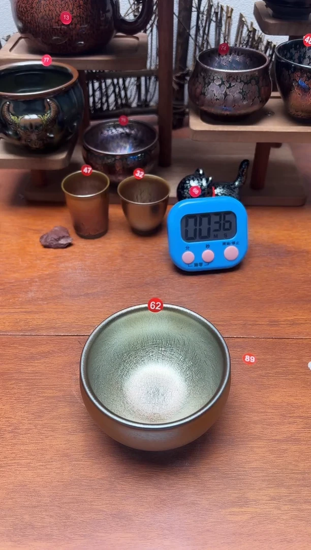 茶盏匆***年62号建盏工匠茶器