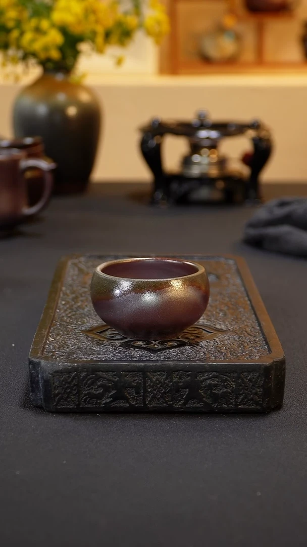 茶壶紫砂纯自然柴烧