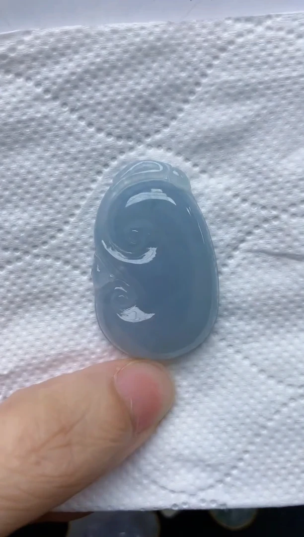 翡翠18K金镶嵌颈饰天然缅甸A货翡翠