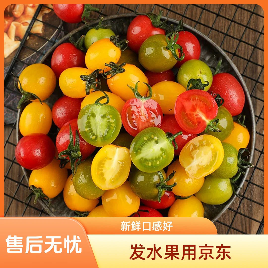 【京东物流】潍坊三色圣女果水果小番茄生吃新鲜