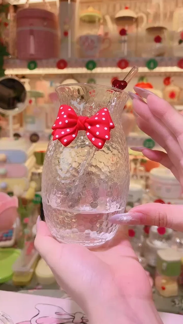 其他品质好发货快放心拍！蝴蝶结吸管果汁杯