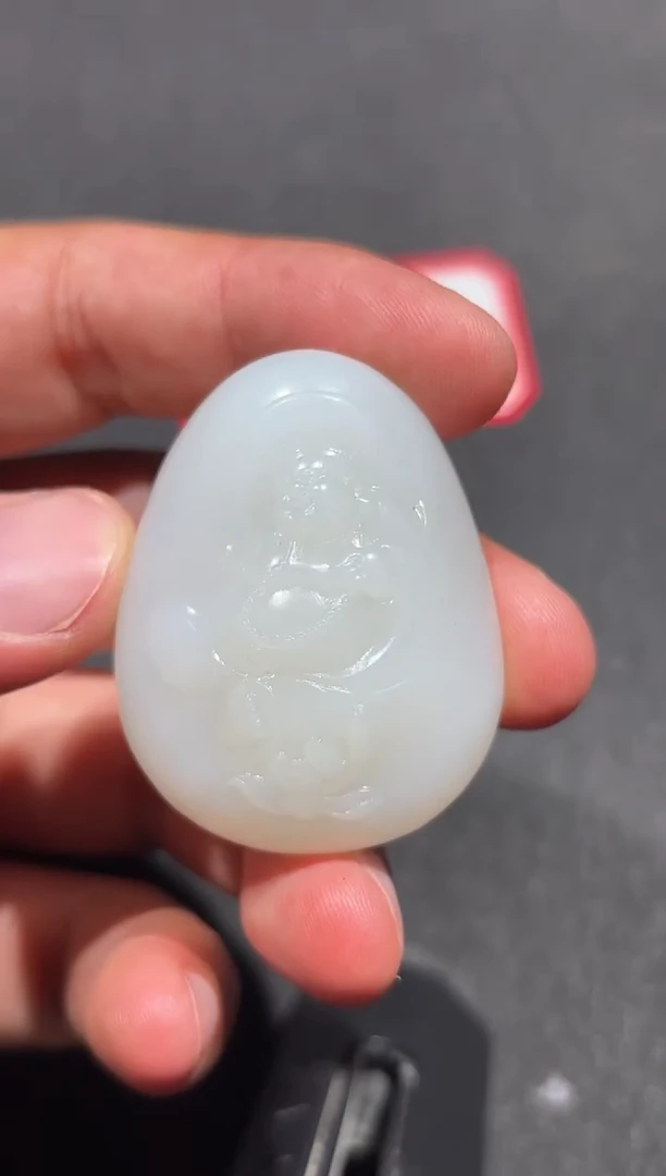 和田玉未镶嵌挂件和田玉