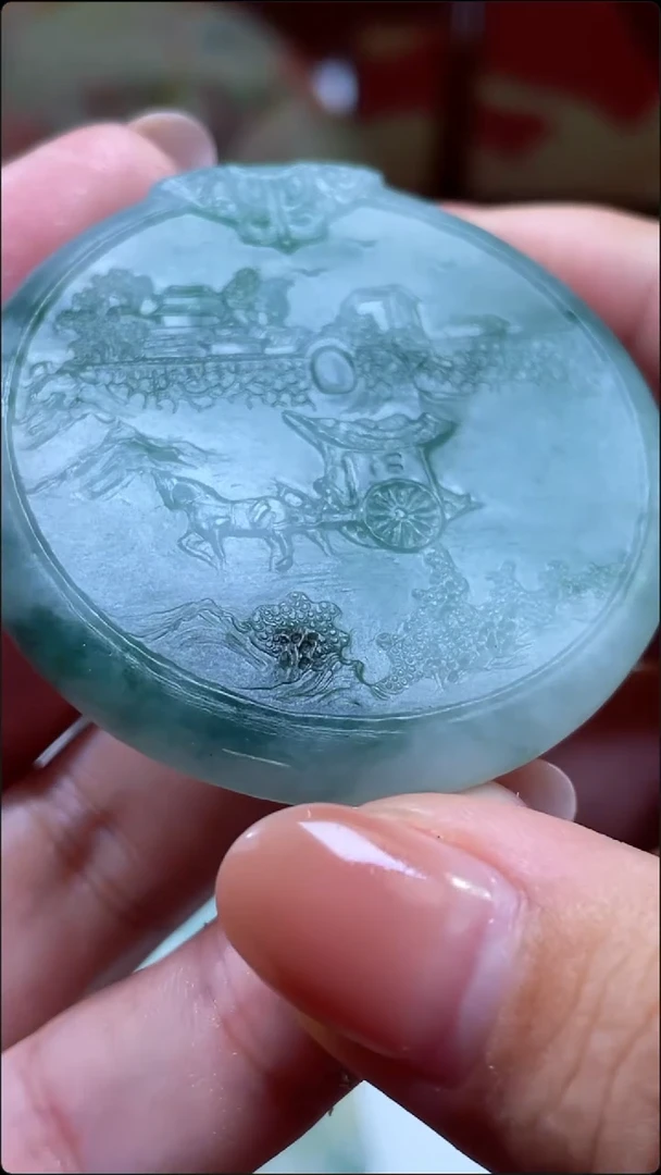 定制翡翠未镶嵌挂件