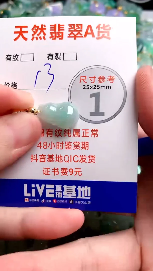 翡翠未镶嵌颈饰24002149